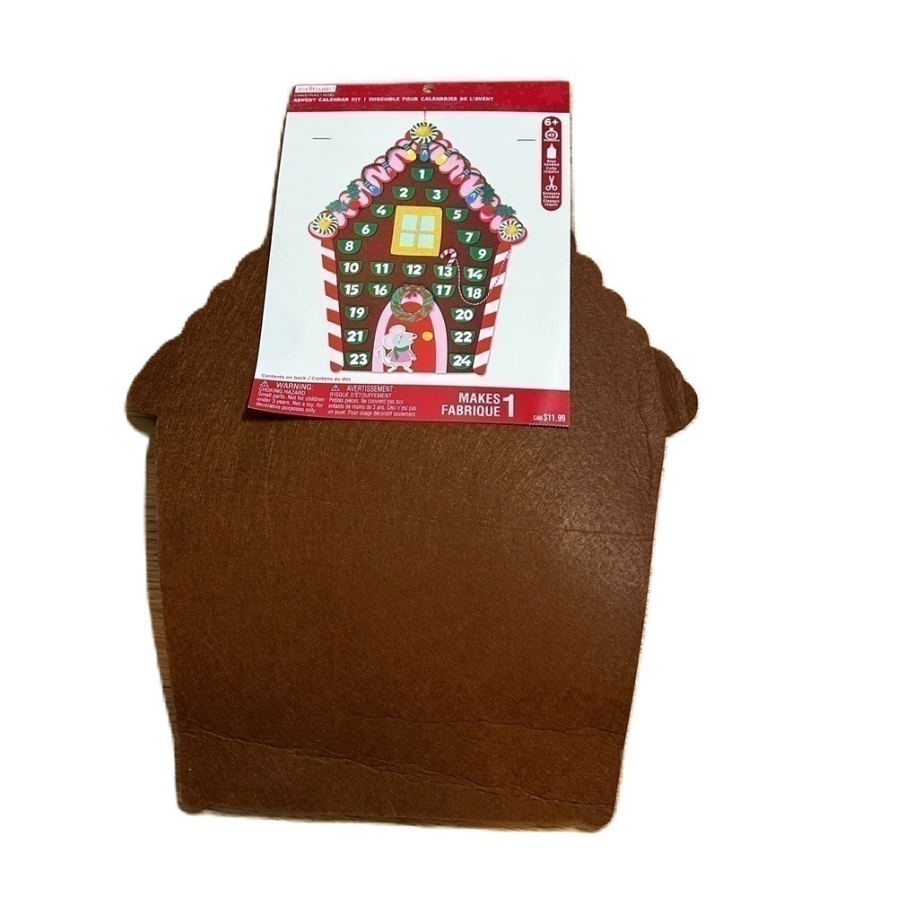 Creatology Advent Calendar Craft Kit NEW Christmas Kids Felt Gingerbread Mouse